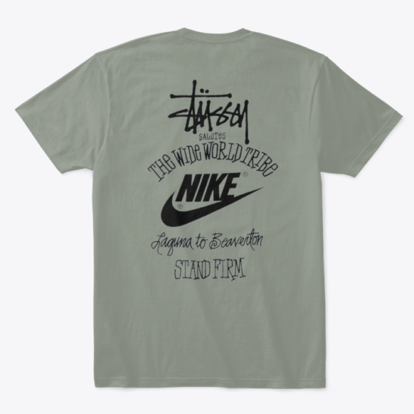 Nike x Stussy The Wide World Tribe Grey T-Shirt