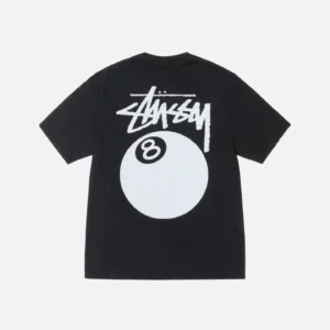 8 BALL BLACK TEE PIGMENT DYED
